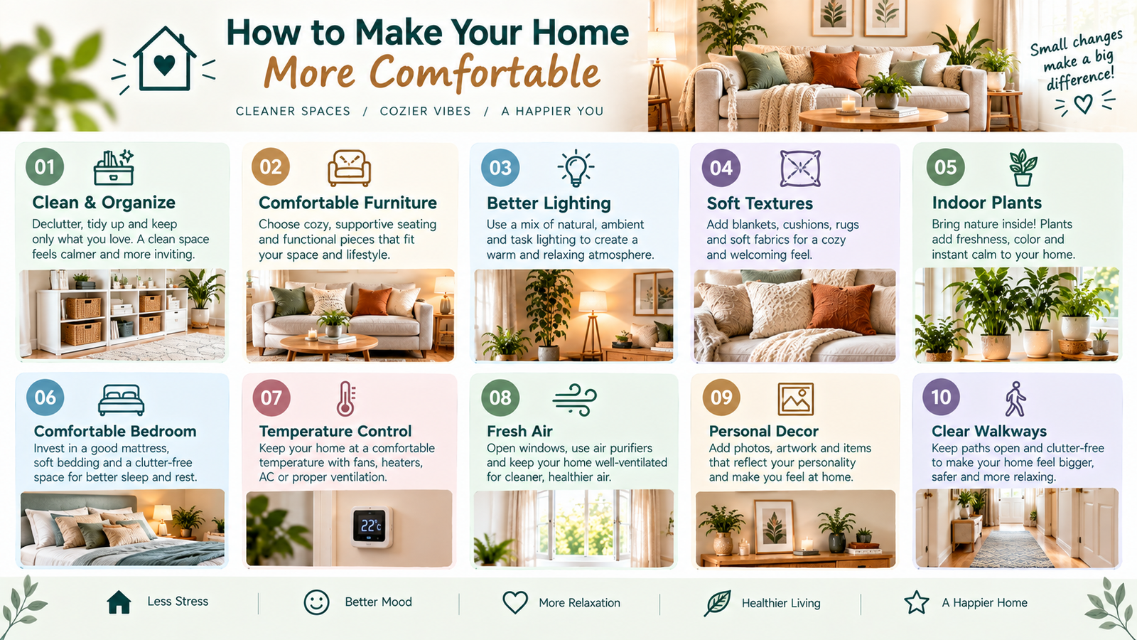 How to Make Your Home More Comfortable