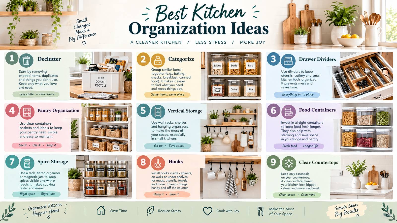 Best Kitchen Organization Ideas